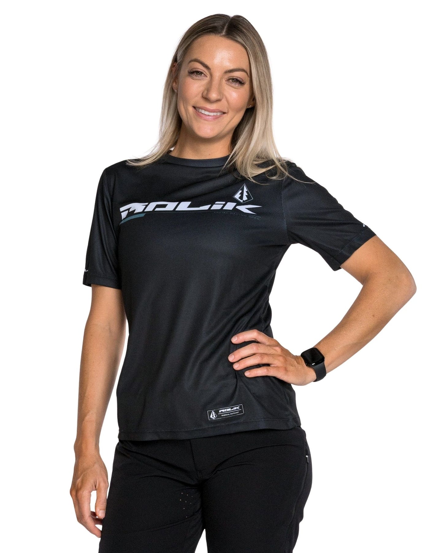 WOMENS TREMA JERSEY | BLACK