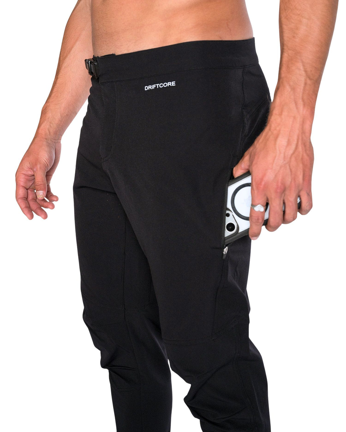 ROLiK Driftcore Men’s MTB Pants | Black | Durable 4-Way Stretch Fit